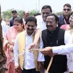 मुख्यमंत्री साय अचानक पहुंचे अछोटी,निर्माणाधीन महतारी सदन का लिया जायजा, पानी से की तराई
