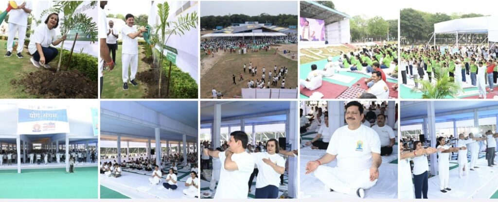 एसईसीएल में अंतर्राष्ट्रीय योग दिवस 2025 पर योग संगम कार्यक्रम में 1500 से अधिक प्रतिभागियों ने किया सामूहिक योग