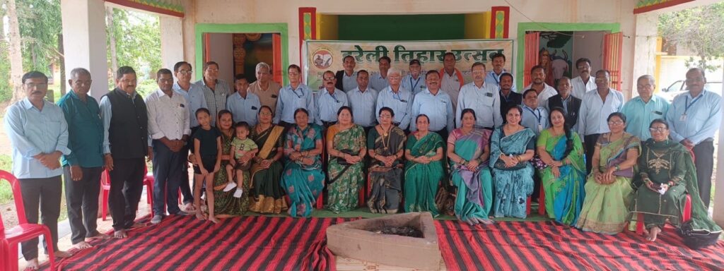 बिलासा कला मंच ने उच्चभट्टी सीपत में धूमधाम से मनाया 34वां हरेली तिहार उत्सव