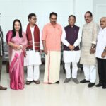 केरल एवं ओडिशा के सांसदों के प्रतिनिधिमंडल ने की मुख्यमंत्री विष्णु देव साय से सौजन्य मुलाकात