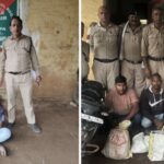 45 लीटर हाथभट्ठी महुआ शराब जप्त,तीन गिरफ्तार