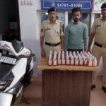 एसपी के निर्देश पर समाधान सेल अभियान के तहत अवैध शराब की तस्करी करते कोचिया गिरफ्तार