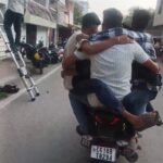 वीडियो: युवकों की करतूत, खुलेआम उड़ाई यातायात नियमों की धज्जियां