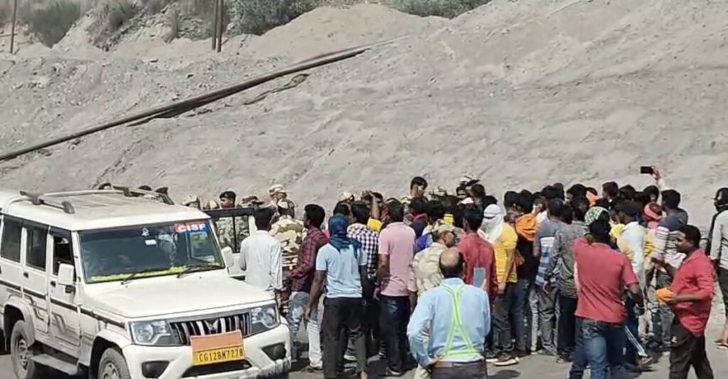 गेवरा कोल माइंस में हुई झूमाझटकी सीआईएसएफ ने संभाली ज़िम्मेदारी