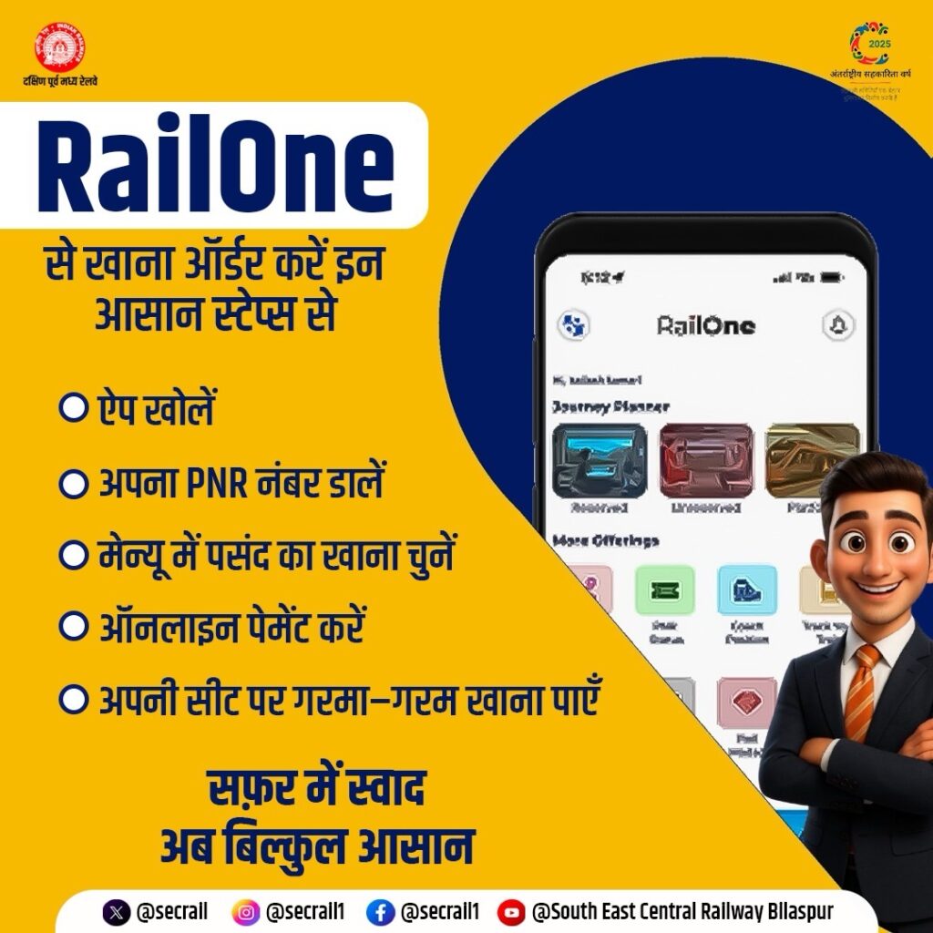 ‘रेलवन’ ऐप अब आपकी उंगलियों पर है – बुकिंग, ट्रैकिंग, खाना ऑर्डर करना, सब कुछ एक साथ!