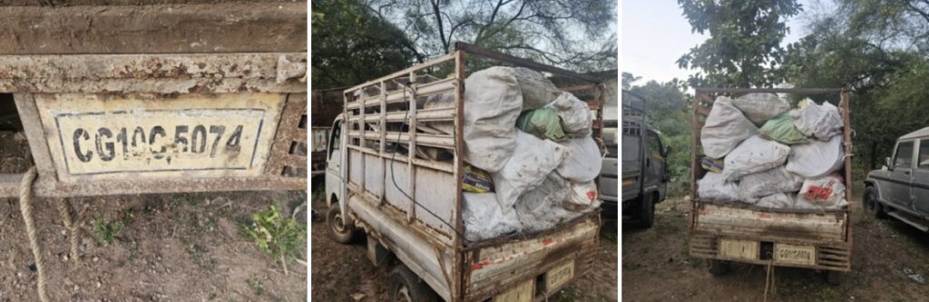 अवैध कबाड़ परिवहन पर कोटा पुलिस की कार्रवाई,वाहन समेत आरोपी गिरफ्तार, 81 हजार का माल जब्त