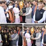 मुख्यमंत्री ने ऑल इंडिया फ़ॉरेस्ट स्पोर्ट्स मीट के विजेता खिलाड़ियों से मुलाकात कर दी बधाई