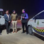 पुलिस मुख्यालय के निर्देश पर पहुंचे , एआईजी संजय शर्मा,ब्लैक स्पॉट पर सख्त निगरानी :  किया मैदानी निरीक्षण  दिए सुधारात्मक दिशा-निर्देश