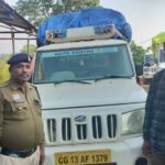 अवैध धान परिवहन पर जशपुर पुलिस ने कसी लगाम, दो ट्रक व एक पिकअप से 238 क्विंटल धान जप्त