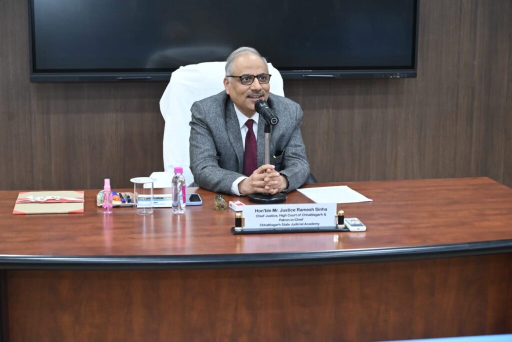 न्यायिक व्यवस्था में प्रौद्योगिकी की भूमिका अत्यंत महत्वपूर्ण – चीफ जस्टिस सिन्हा