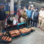हावड़ा-मुंबई मेल से अंतर्राज्यीय तस्करी का खुलासा ऑपरेशन नार्कोस के तहत नागपुर मंडल में आरपीएफ की बड़ी कार्रवाई, 60.750 किलो गांजा जब्त