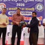 सड़क सुरक्षा माह के तहत दुर्ग में रक्तदान शिविर, 38 लोगों ने किया रक्तदान