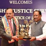 मुख्यमंत्री विष्णुदेव साय ने भारत के मुख्य न्यायाधीश न्यायमूर्ति सूर्यकांत का किया आत्मीय स्वागत