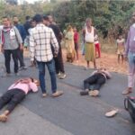 दो बाइक की आमने-सामने टक्कर, रेलवे कर्मचारी समेत दो की मौत, एक गंभीर