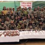 नारायणपुर में सुरक्षा बलों की बड़ी कार्रवाई, नक्सली डंप ध्वस्त,भारी मात्रा में हथियार, गोला-बारूद व विस्फोटक सामग्री बरामद