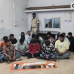 ट्रांसपोर्ट नगर में जुआ खेलते 19 आरोपी गिरफ्तार, पांच लाख से अधिक की संपत्ति जब्त