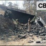 कोयले से भरा ट्रेलर केंदा घाटी में पलटा, ड्राइवर और खलासी की मौत