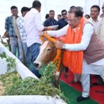 राज्य में गोधन संरक्षण को नई दिशा : गोमाता की पूजा-अर्चना कर मुख्यमंत्री विष्णु देव साय ने ग्राम लाखासार में गौधाम का किया शुभारंभ