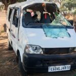 तेज रफ्तार कार सड़क से उतरकर पलटी, एक की मौत, दो गंभीर