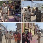 होली पर एसएसपी शशि मोहन सिंह ऑन फील्ड, सुरक्षा व्यवस्था का लिया जायजा