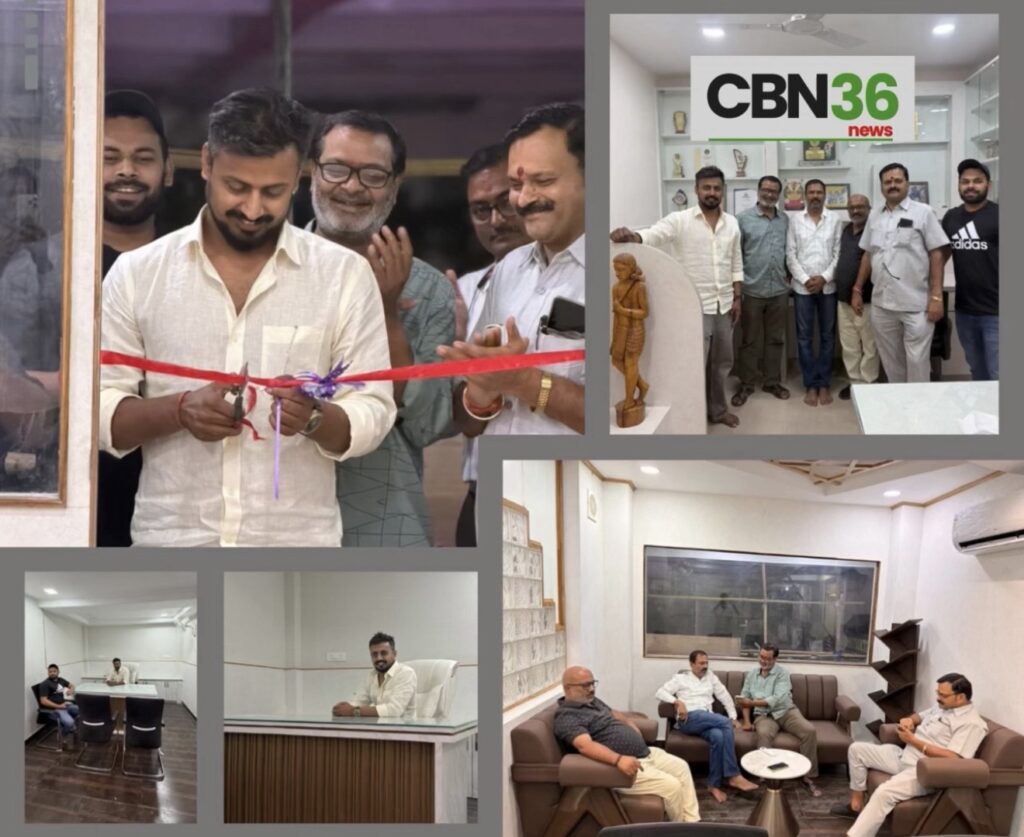 डिजिटल मीडिया में नई शुरुआत: CBN 36 का नया ऑफिस शुरू, भव्य उद्घाटन में जुटे दिग्गज पत्रकार