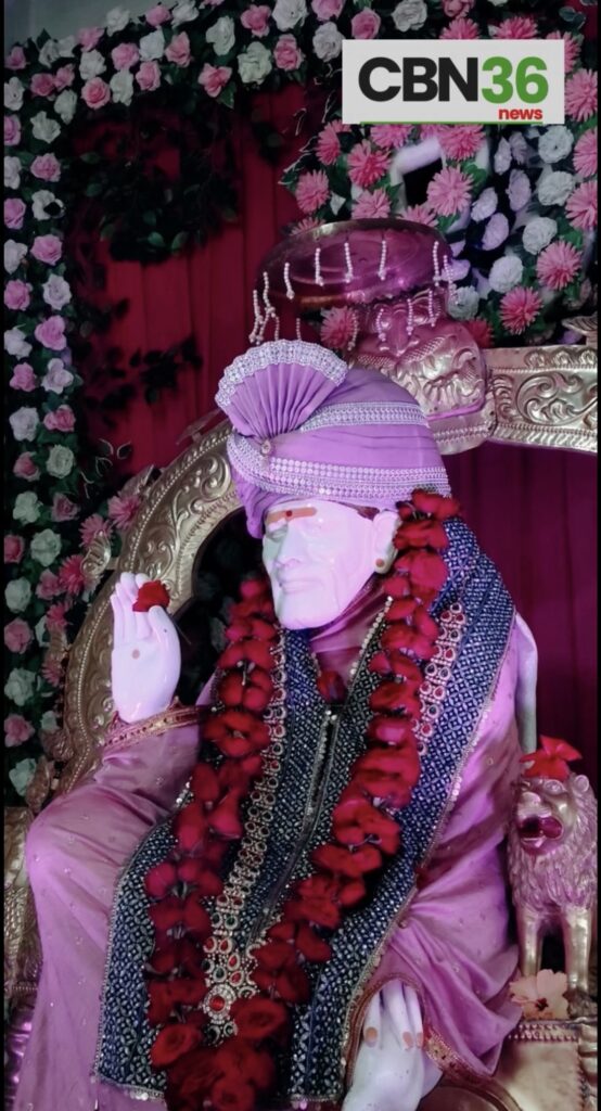 लालखदान में साईं देवस्थान का स्थापना दिवस श्रद्धा और उत्साह के साथ मनाया गया, आज निकलेगी भव्य पालकी यात्रा