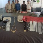 सीपत हिण्डाडीह चोरी प्रकरण का खुलासा, दो आरोपी गिरफ्तार, चोरी की संपत्ति बरामद