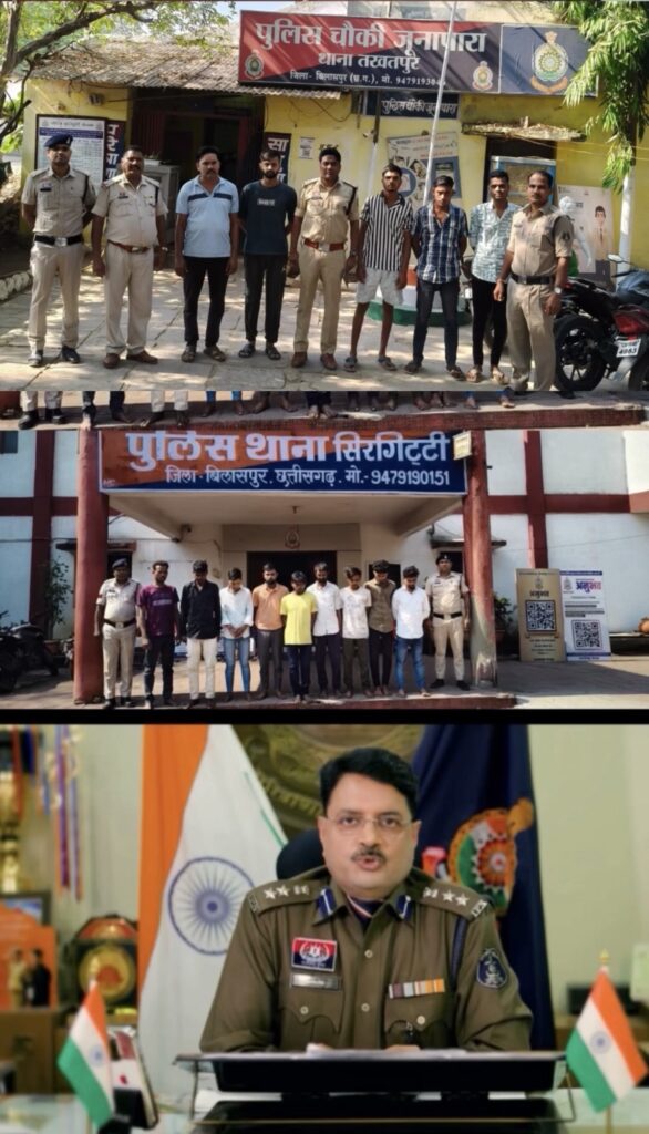 जीरो टॉलरेंस का ऐलान: एसएसपी रजनेश सिंह के नेतृत्व में बिलासपुर में अपराधियों पर निर्णायक प्रहार, 250 हिस्ट्रीशीटर रडार पर