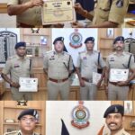 दुर्ग पुलिस ऑपरेशन तलाश में प्रदेश में अव्वल, उत्कृष्ट प्रदर्शन करने वाले थाना प्रभारी सम्मानित