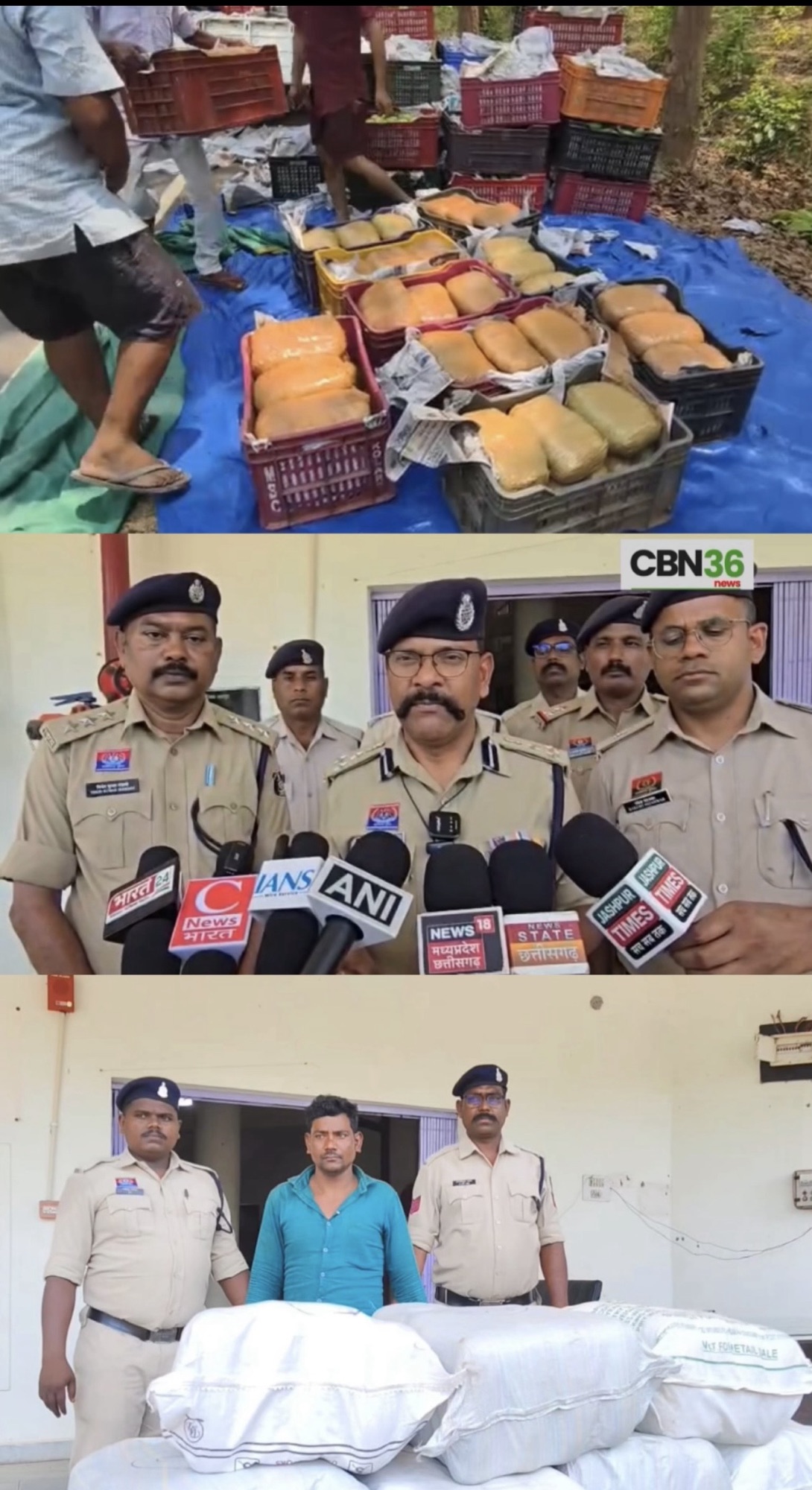 करोड़ों का गांजा जब्त, आम की ट्रे में छिपाकर हो रही थी तस्करी,ऑपरेशन आघात के तहत 207 किलो गांजा के साथ एक गिरफ्तार