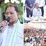 मुख्यमंत्री साय ने बरगद के पेड़ के नीचे लगाई चौपाल, सुनी ग्रामीणों की समस्याएं