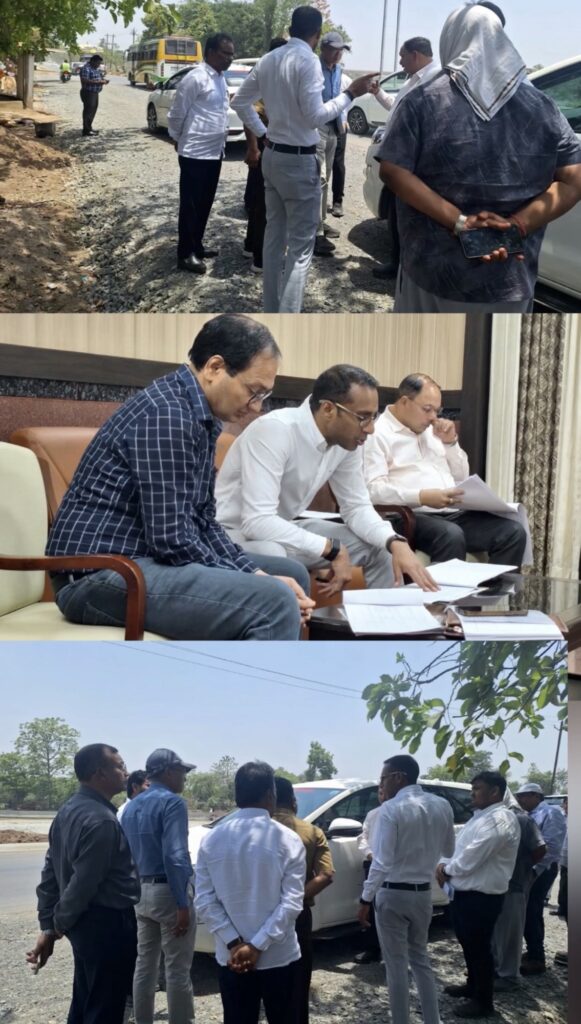 बिलासपुर में सड़क निर्माण कार्यों का निरीक्षण, पीडब्ल्यूडी सचिव ने दिए तेजी लाने के निर्देश