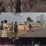 पुलिस की सख्त दस्तक: जूटमिल इलाके में फ्लैग मार्च, असामाजिक तत्वों को चेतावनी