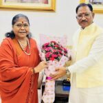 राष्ट्रीय पिछड़ा वर्ग आयोग की अध्यक्ष साध्वी निरंजन ज्योति ने मुख्यमंत्री विष्णु देव साय से की मुलाकात