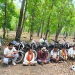 खुड़िया जंगल में जुआ खेलते 9 लोग गिरफ्तार, पुलिस ने 7.33 लाख रुपये की संपत्ति जब्त
