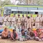 सूरजपुर में यात्री बस से 8.5 क्विंटल गांजा बरामद, छह महिलाएँ हिरासत में