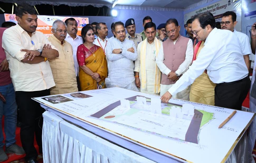 बिलासपुर को मिलेगा अत्याधुनिक एजुकेशन हब, मुख्यमंत्री साय ने निर्माण कार्यों का किया निरीक्षण