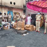 रायपुर पश्चिम जोन के 83 एनडीपीएस मामलों की जब्त मादक सामग्री सिलतरा पावर प्लांट में नष्ट