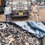 20.25 लाख का संदिग्ध स्क्रैप लदा ट्रक जब्त, चालक गिरफ्तार