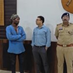 राजस्थान से सकुशल लौटे रामदास महंत ने एसएसपी शशि मोहन सिंह से की मुलाकात