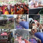 रफ्तार बनी काल: धान रोपाई के लिए जा रही ट्रैक्टर-ट्रॉली पलटी, दो मृत, 6 घायल