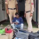 24 घंटे में चोरी का खुलासा, ढाबा व गैरेज से सामान चुराने वाला गिरफ्तार