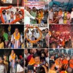 डोंगरगढ़-कटघोरा रेल लाइन की मंजूरी पर जश्न, बिलासपुर में केंद्रीय मंत्री तोखन साहू का भव्य स्वागत