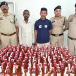 अवैध शराब के खिलाफ आरंग पुलिस की बड़ी कार्रवाई, 220 पाव शराब जब्त