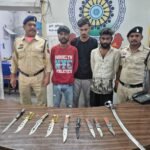 एक दिन में 101 वारंट तामील, हथियारों के साथ पांच पकड़े गए
