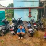 चोरी की छह बाइक बरामद, शातिर वाहन चोर गिरफ्तार
