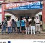 सिरगिट्टी में अड्डेबाजी और नशाखोरी पर पुलिस का शिकंजा, सात गिरफ्तार
