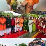 सरगुजा संभाग के 850 श्रद्धालु भारत गौरव ट्रेन से रामलला एवं बाबा विश्वनाथ के दर्शन के लिए रवाना