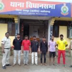 विधानसभा पुलिस का बड़ा एक्शन,2 फरार समेत स्थायी वारंटी गिरफ्तार, 5 असामाजिक तत्वों पर कसा शिकंजा