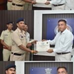 10 साल की सजा दिलाने वाली पुलिस टीम को एसएसपी विजय अग्रवाल ने किया सम्मानित